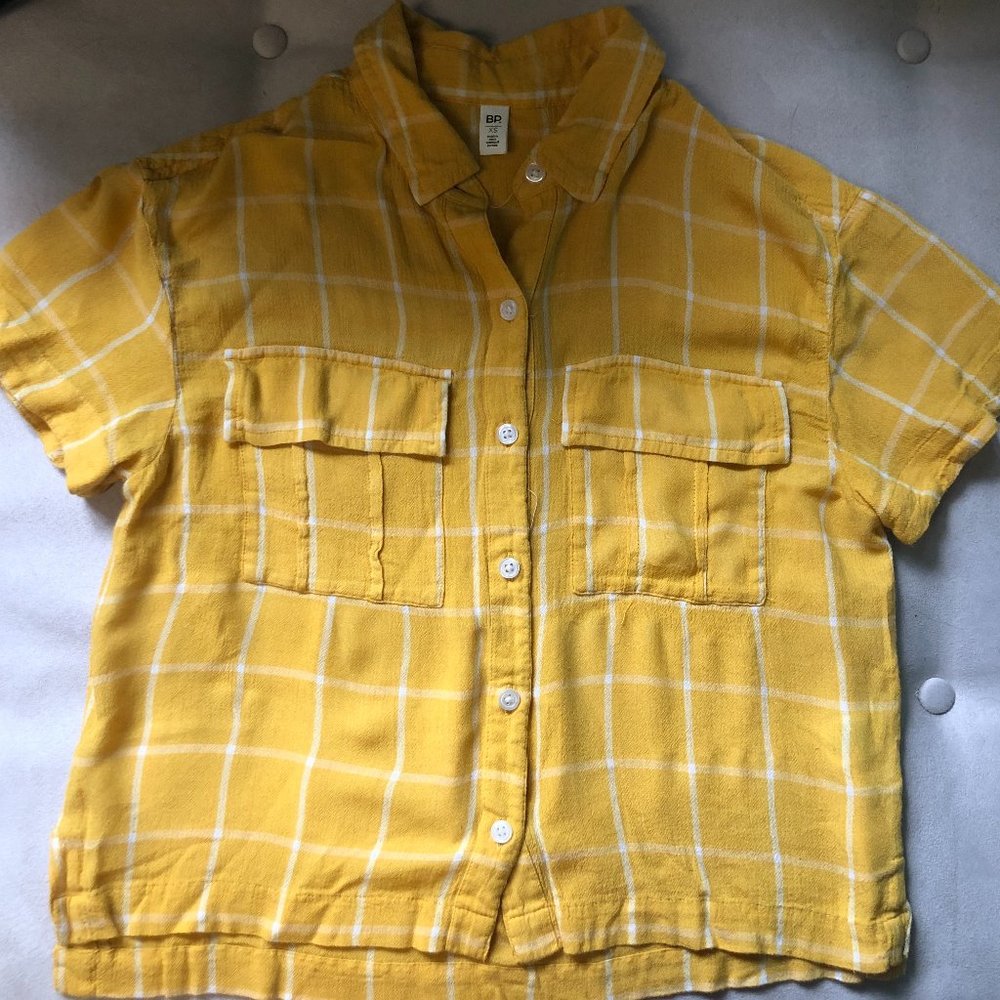 BP Yellow Button Down Shirt